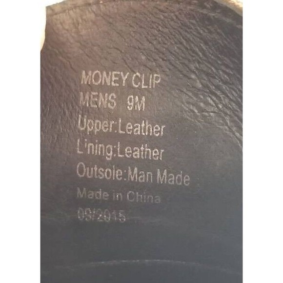 Kenneth Cole Brown Leather Men's Shoes US Size 9M Oxford Dress Money Clip - Picture 6 of 6